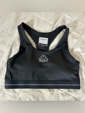 Kappa Primark Black Racerback Sports Bra Women’s Medium